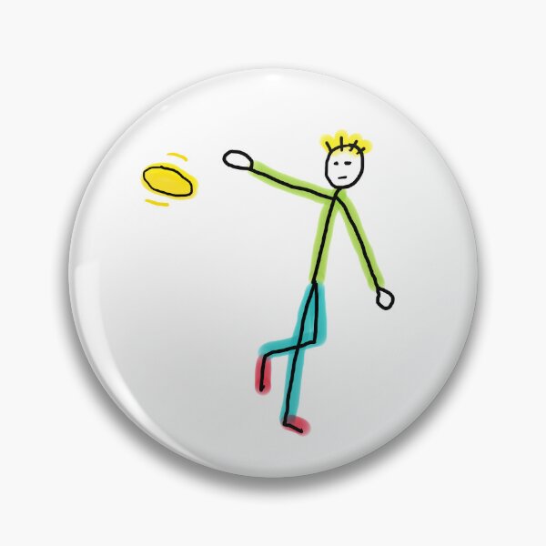 Item preview, Frisbee Throwing Stickman designed and sold by Mark-Ewbie.