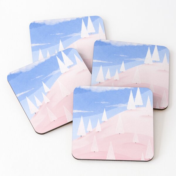 Item preview, Pink snow hills  designed and sold by feannaart.