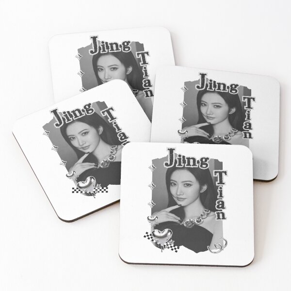 Item preview, Jing Tian (景甜) Chinese Actress Art Chinese Celebrity Illustration Black and White Collage Digital Art Portrait designed and sold by AJUNICE STUDIO.
