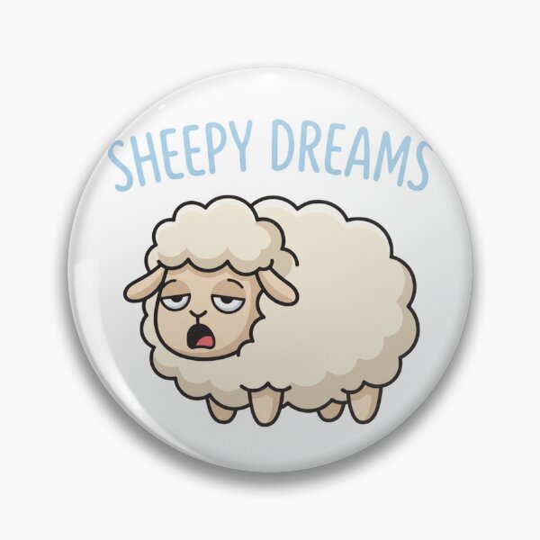 Item preview, Sleepy Sheepy Dreams Cute Cartoon Mascot for Sleep Lover designed and sold by chattsuede.