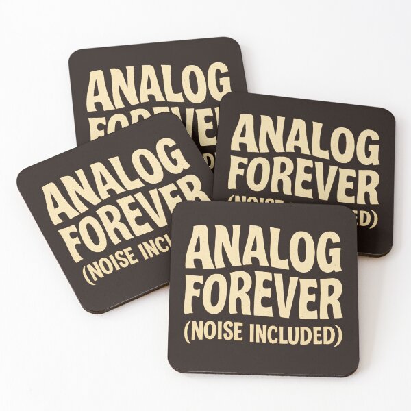 Item preview, ANALOG FOREVER (NOISE INCLUDED) designed and sold by peaknerd.