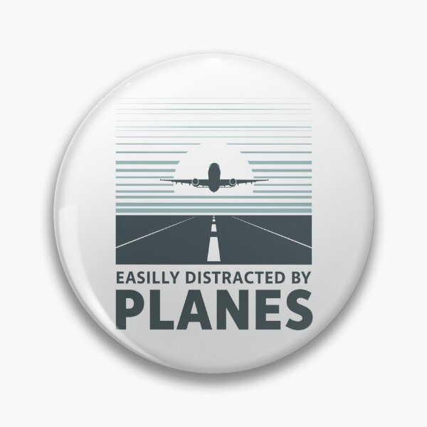 Item preview, Easily Distracted by Planes – pilot love airplane designed and sold by w66aboo.