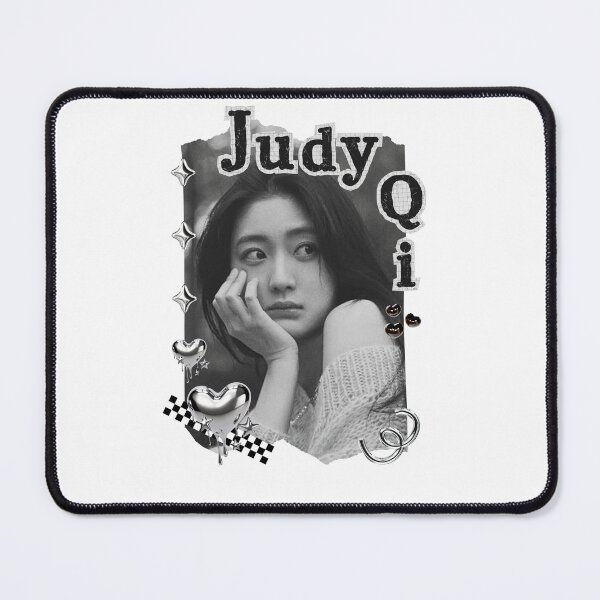 Item preview, Judy Qi – Qi Jing (齐静) Chinese Actress Art Chinese Celebrity Illustration Black and White Collage Digital Art Portrait designed and sold by AJUNICE STUDIO.