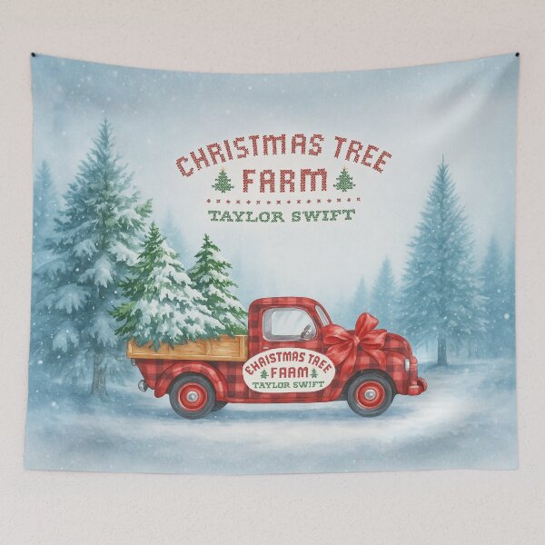 Item preview, christmas tree farm design, christmas , car, vintage, holidays, music, ts designed and sold by taylorvinyls.