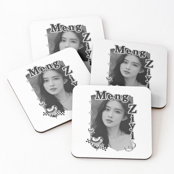 Item preview, Meng Ziyi (孟子义) Chinese Actress Art Chinese Celebrity Illustration Black and White Collage Digital Art Portrait designed and sold by AJUNICE STUDIO.