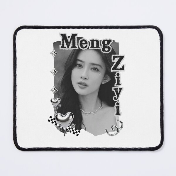 Item preview, Meng Ziyi (孟子义) Chinese Actress Art Chinese Celebrity Illustration Black and White Collage Digital Art Portrait designed and sold by AJUNICE STUDIO.
