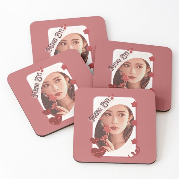 Item preview, Meng Ziyi (孟子义) Portrait Chinese Actress Art Chinese Celebrity Illustration portrait illustration Red Aesthetic Collage Design designed and sold by AJUNICE STUDIO.