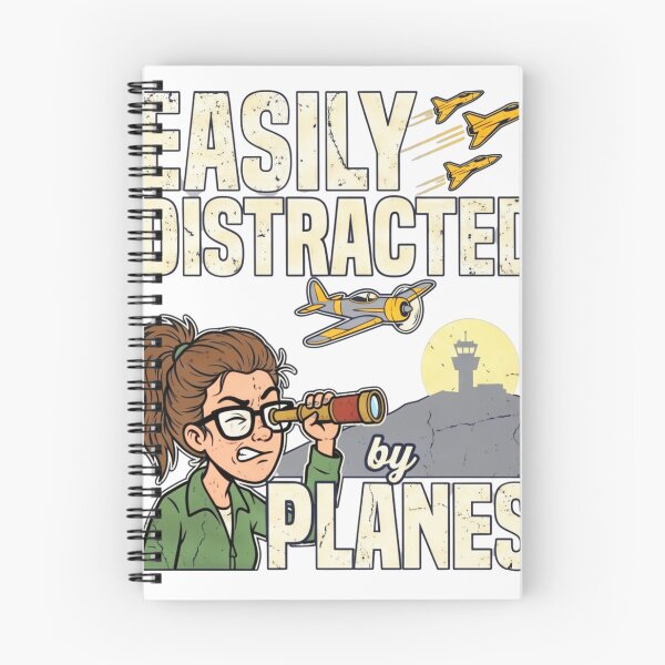 Item preview, Easily Distracted by Planes – pilot aviation enthusiast designed and sold by w66aboo.