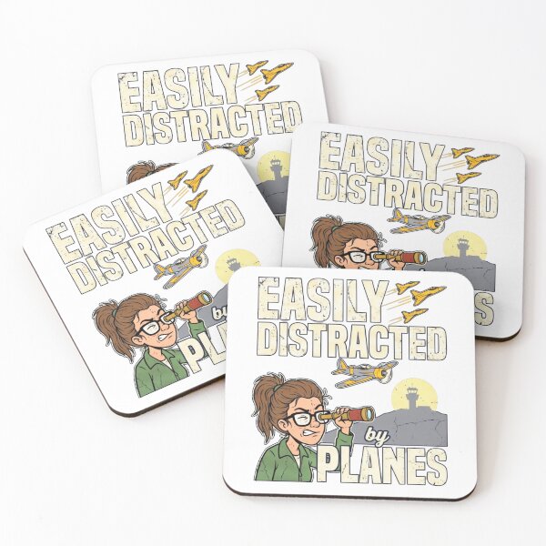 Item preview, Easily Distracted by Planes – pilot aviation enthusiast designed and sold by w66aboo.