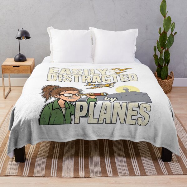 Item preview, Easily Distracted by Planes – pilot aviation enthusiast designed and sold by w66aboo.