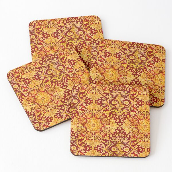 Item preview, Tropical Treasures: Vibrant Fiery Elegant Floral Patterns designed and sold by RoyalStarsPatts.
