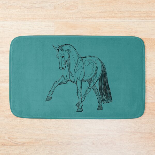 Item preview, Dressage Horse Sketch-Half Pass designed and sold by DappledMoon.