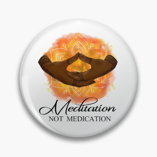 Item preview, Meditation not Medication b designed and sold by Nefer Klain.