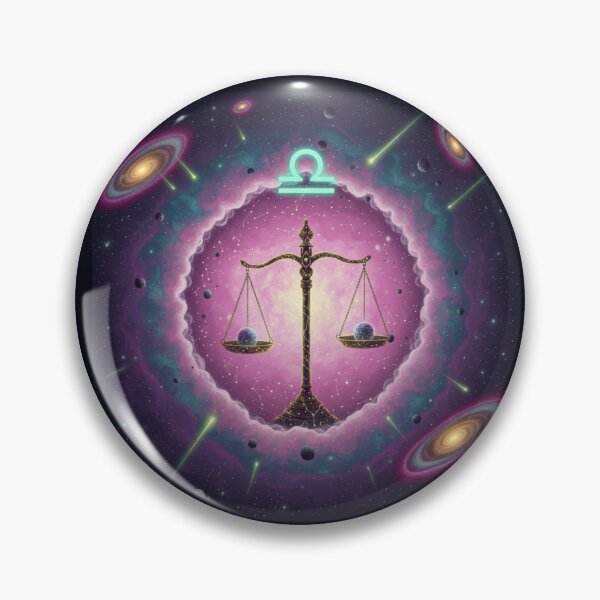 Item preview, Libra Zodiac Sign Art – Libra Scales Illustration designed and sold by Live_With_Suzy.