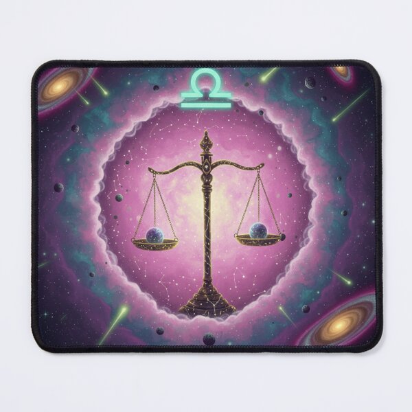 Item preview, Libra Zodiac Sign Art – Libra Scales Illustration designed and sold by Live_With_Suzy.