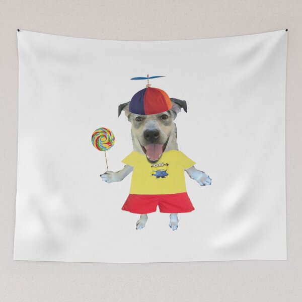 Item preview, Lollipop Dog With Propeller Hat Meme designed and sold by klaro45.