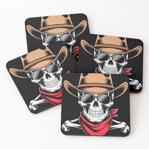 Item preview, Stylish Cowboy Skull Tee for Western Fans designed and sold by Colorful Designs.