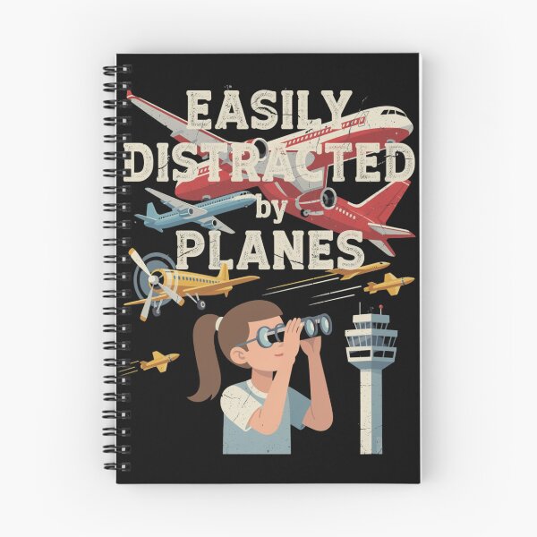 Item preview,  Easily Distracted by Planes – pilot loves planes designed and sold by w66aboo.