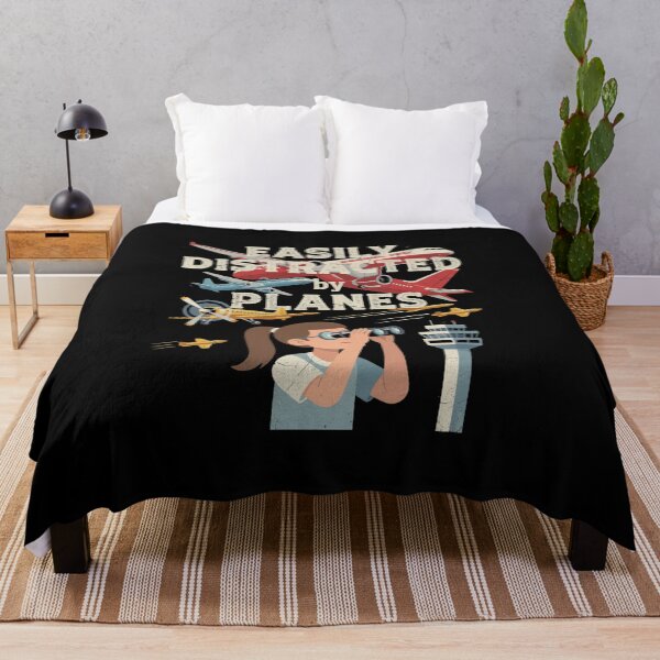 Item preview,  Easily Distracted by Planes – pilot loves planes designed and sold by w66aboo.