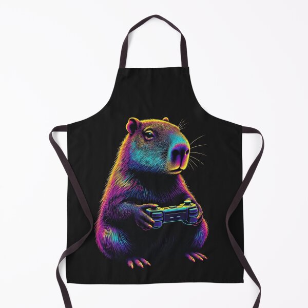 Item preview, Capybara Gaming T-Shirt – Funny Gamer Capybara Design designed and sold by GrumpySableye.
