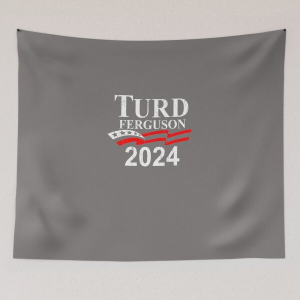 Item preview, TURD-FERGUSON-FOR-PRESIDENT-2024-RETRO-T-SHIRT designed and sold by CelineMielke.