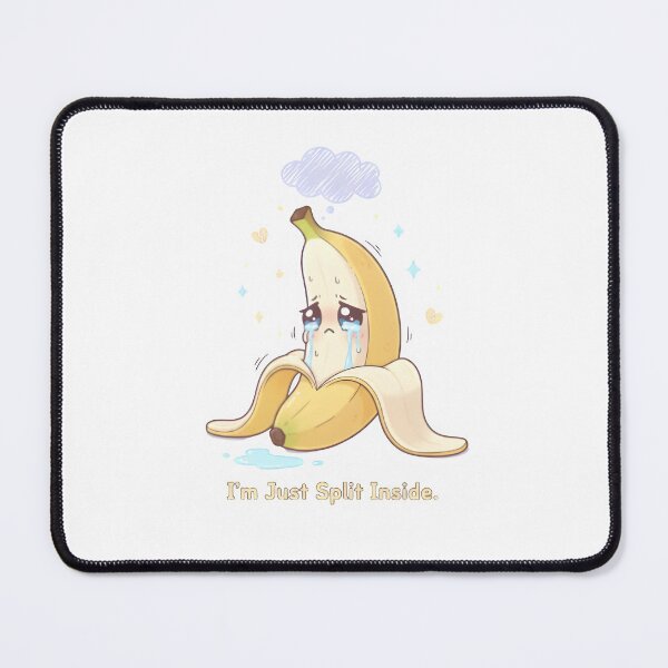 Item preview, Lonely Banana – “I’m Just Split Inside” | Funny Sad Fruit Art designed and sold by Snackwear Apparel.