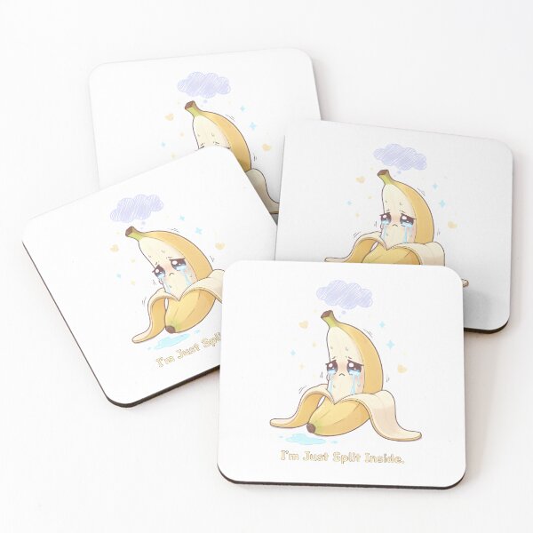 Item preview, Lonely Banana – “I’m Just Split Inside” | Funny Sad Fruit Art designed and sold by Snackwear Apparel.