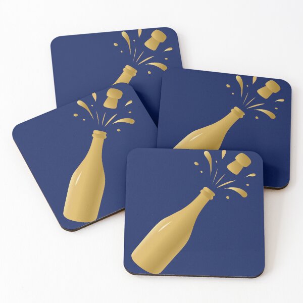 Item preview, Sparkling Wine Bottle Pop Minimalist Line Art, gold designed and sold by ZorianArt.