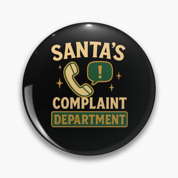 Item preview, Santa’s Complaint Department - Funny Customer Service Christmas Design designed and sold by Work Life Tees.