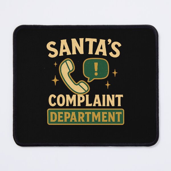Item preview, Santa’s Complaint Department - Funny Customer Service Christmas Design designed and sold by Work Life Tees.