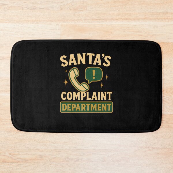 Item preview, Santa’s Complaint Department - Funny Customer Service Christmas Design designed and sold by Work Life Tees.