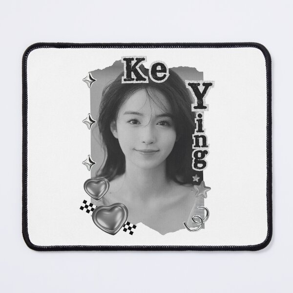 Item preview, Ke Ying (柯颖) Chinese Actress Art Chinese Celebrity Illustration Black and White Collage Digital Art Portrait designed and sold by AJUNICE STUDIO.