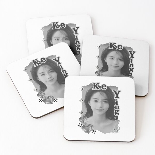 Item preview, Ke Ying (柯颖) Chinese Actress Art Chinese Celebrity Illustration Black and White Collage Digital Art Portrait designed and sold by AJUNICE STUDIO.