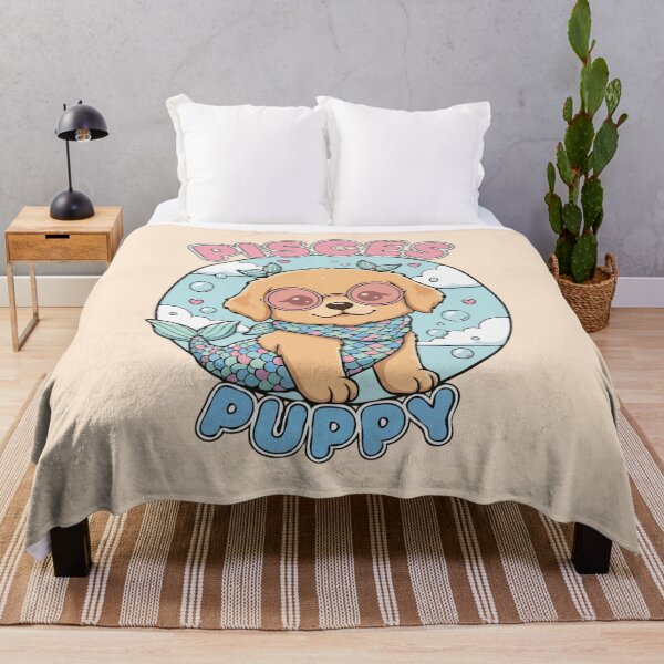 Item preview, Pisces Puppy Zodiac Cute Golden Retriever Dog Design – Horoscope Art designed and sold by The Real Life Symphony.