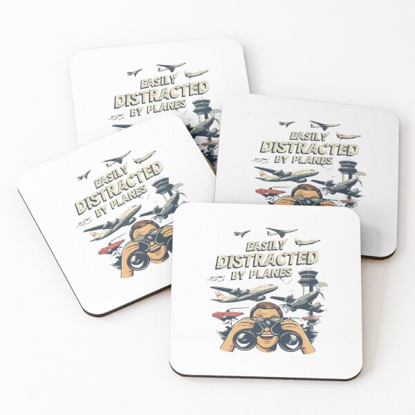 Item preview, Easily Distracted by Planes – pilot airplane addiction designed and sold by w66aboo.