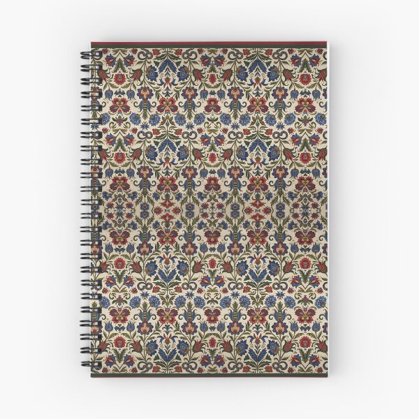Item preview, Propozycja: Klasyczny Wzór Kwiatowy Tulipany Maki Chaber DLA KOBIET | Orientalny Folklor Vintage Botaniczny | Czerwony Niebieski Beż designed and sold by Artadria.