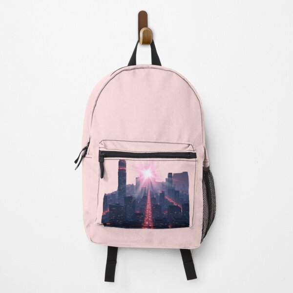 Item preview, Neon City at Dawn - City of Light designed and sold by PriyaMagic.