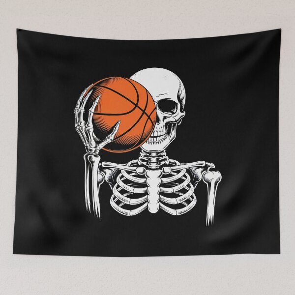 Item preview, Skeleton Basketball Artwork Slam Dunk designed and sold by Colorful Designs.