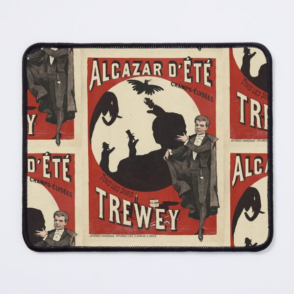 Item preview, Vintage Art Nouveau Poster | Paris Entertainment | Alcazar d'Été | Shadowgraphy & Magic Show designed and sold by artofuniverse.