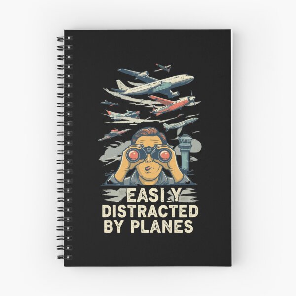 Item preview, Easily Distracted by Planes –flight lover designed and sold by w66aboo.