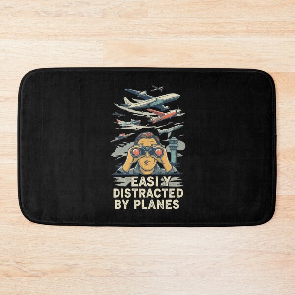 Item preview, Easily Distracted by Planes –flight lover designed and sold by w66aboo.