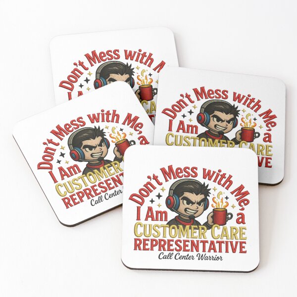 Item preview, Don't Mess with Me Customer Care Rep Embroidery Sticker Tee designed and sold by GeniePixel.