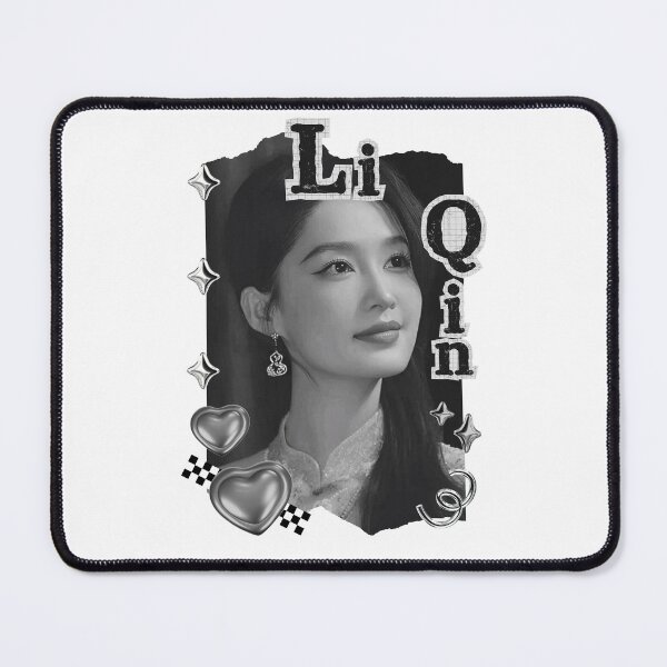 Item preview, Li Qin (李沁) Chinese Actress Art Chinese Celebrity Illustration Black and White Collage Digital Art Portrait designed and sold by AJUNICE STUDIO.