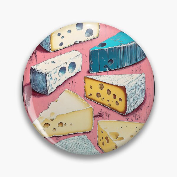 Item preview, Cheese Blocks in Pink: A Playful Exploration of Texture, Color and Artistic Detail designed and sold by OlfactoART Studio.