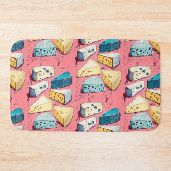 Item preview, Cheese Blocks in Pink: A Playful Exploration of Texture, Color and Artistic Detail designed and sold by OlfactoART Studio.