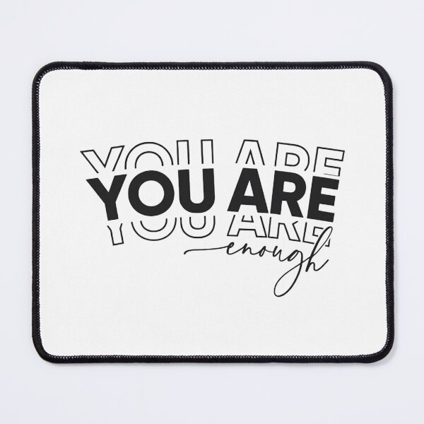 Item preview, YOU ARE enough – Affirmation Art Print designed and sold by ManhattanStyle.