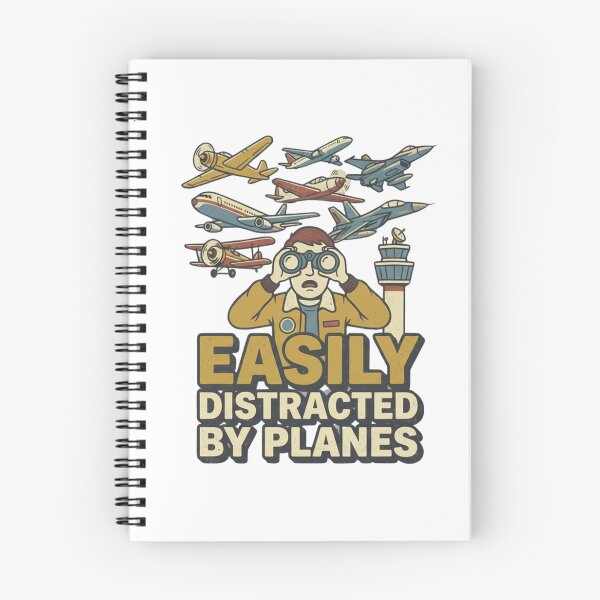 Item preview, Easily Distracted by Planes – cute airplane design designed and sold by w66aboo.
