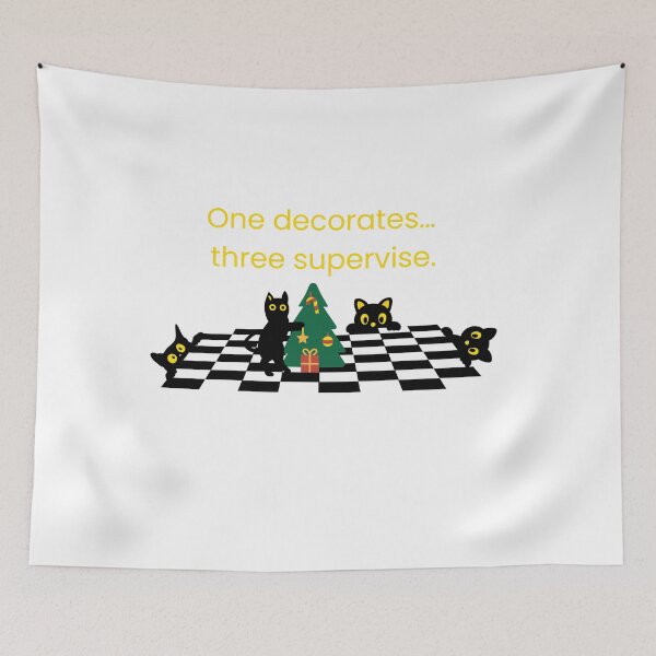Item preview, One decorates ,three supervise designed and sold by Designfs.