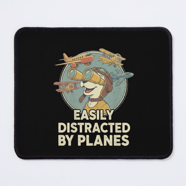 Item preview, Easily Distracted by Planes – airplane enthusiast designed and sold by w66aboo.