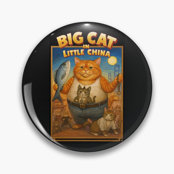 Item preview, Big Cat in Little China designed and sold by Cats and Other Things.